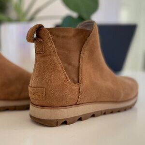 Sore Harlow Chelsea Boot - Tan Suede Camel Color Women's (Size 6.5)